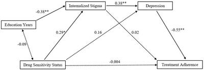 Internalized and Perceived Stigma and Depression in Pulmonary Tuberculosis: Do They Explain the Relationship Between Drug Sensitivity Status and Adherence?